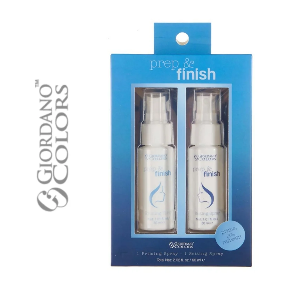 NEW Giordano Colors Prep & Finish Primer & Setting Spray Set
